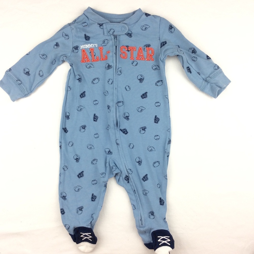 🍼 Mommy’s All Star Footed Pajamas | 6 for $18